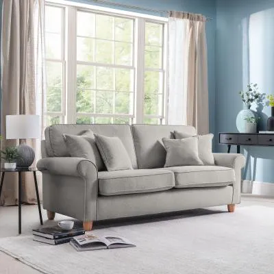 Carina 3-Seater Sofa - Mink, Fabric image