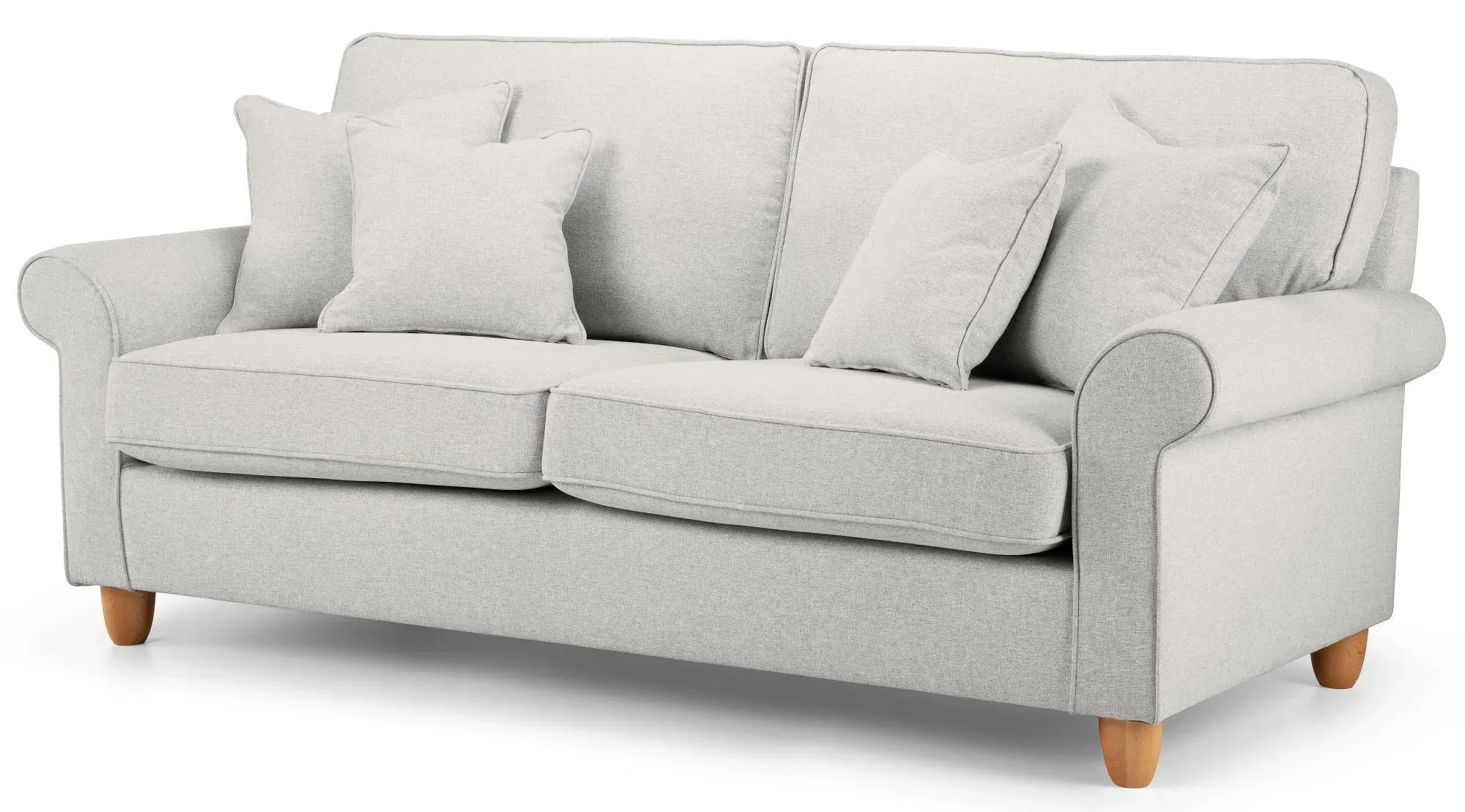 Carina 3-Seater Sofa - Parchment, Fabric