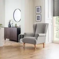Carina Accent Chair - Mink, Fabric