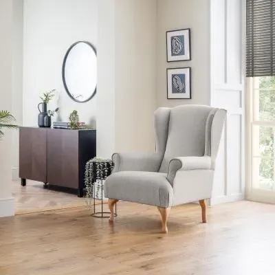 Carina Accent Chair - Parchment, Fabric image