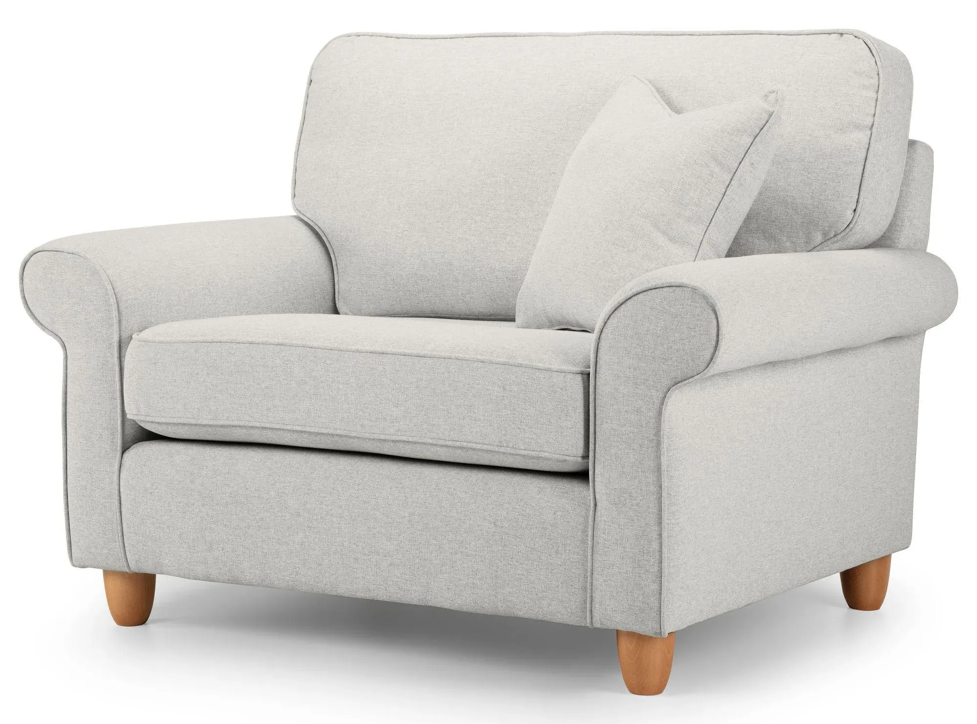 Carina Snuggles Armchair - Parchment, Fabric