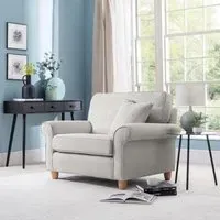 Carina Snuggles Armchair - Parchment, Fabric