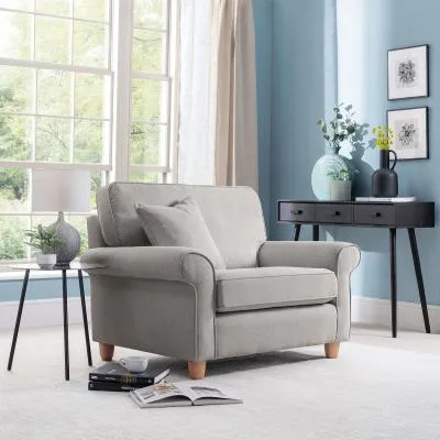 Carina Sunggles Armchair - Mink, Fabric image