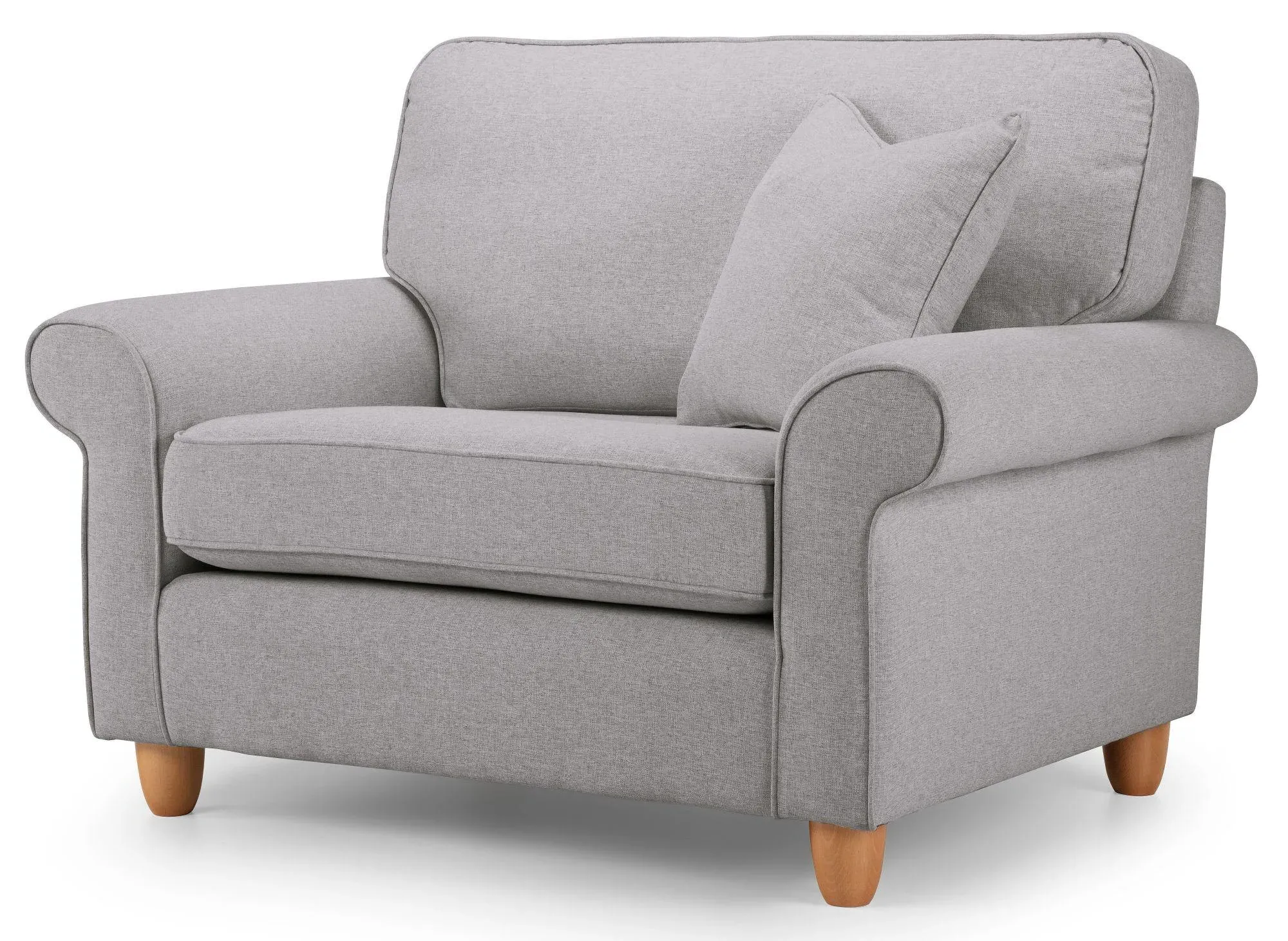 Carina Sunggles Armchair - Mushroom, Fabric