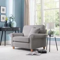 Carina Sunggles Armchair - Mushroom, Fabric