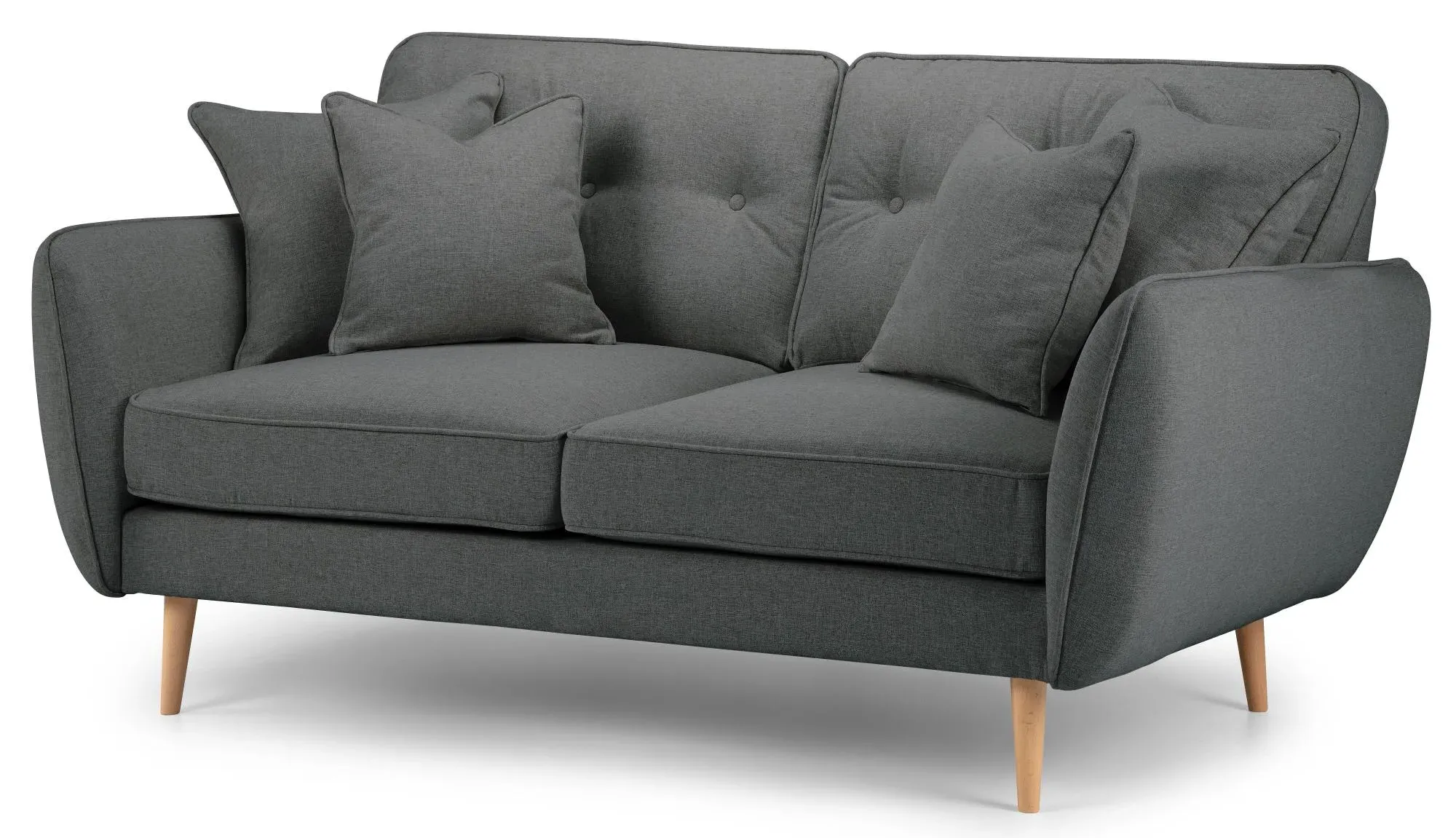 Kendal 2-Seater Sofa - Charcoal, Fabric