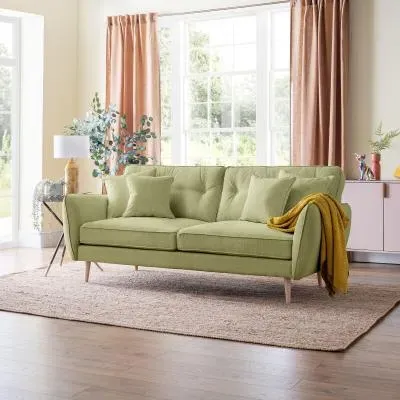 Kendal 3-Seater Sofa - Lichen, Fabric