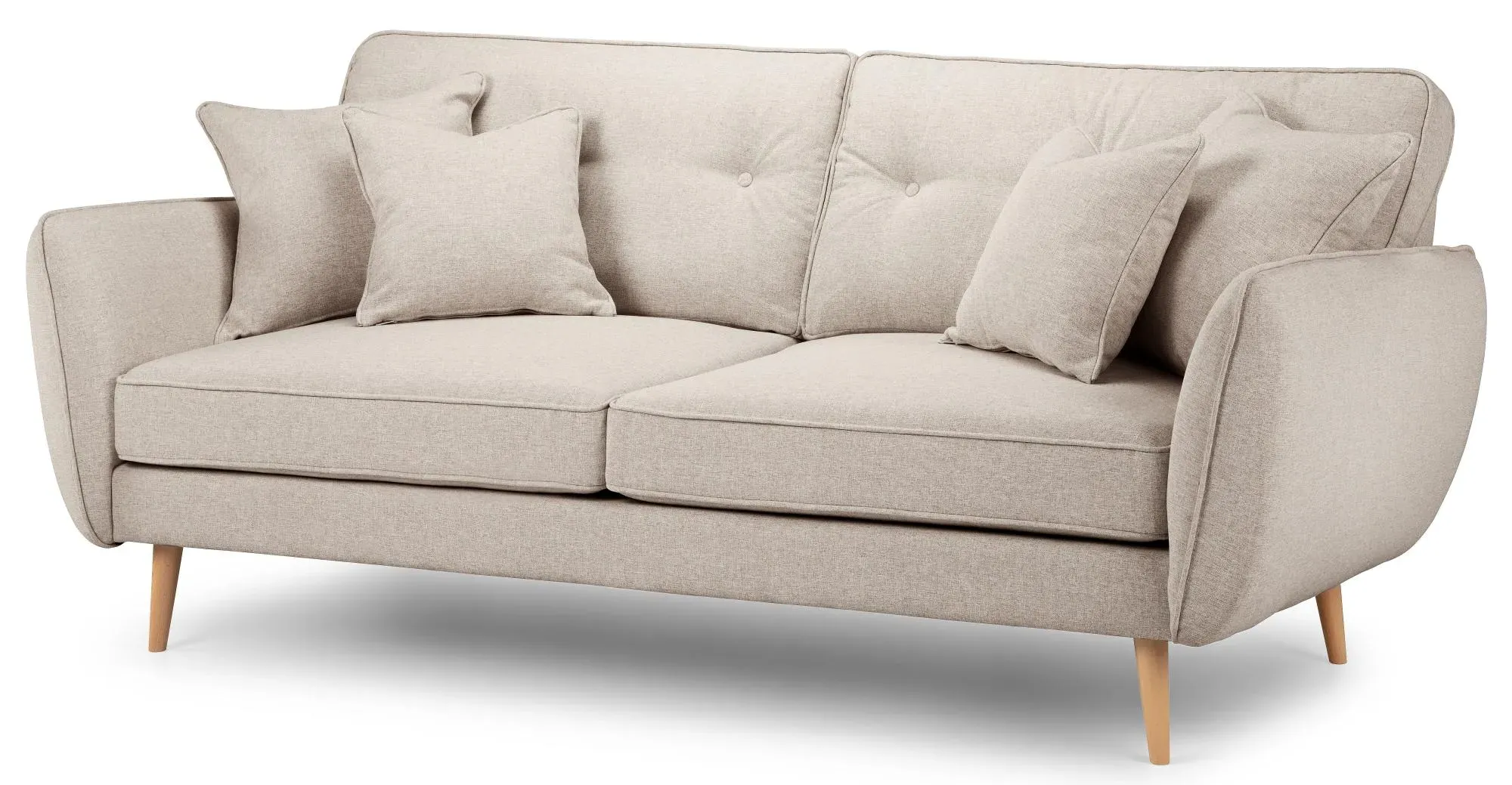 Kendal 3-Seater Sofa - Linen, Fabric