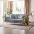 Kendal 3-Seater Sofa - Petrol, Fabric