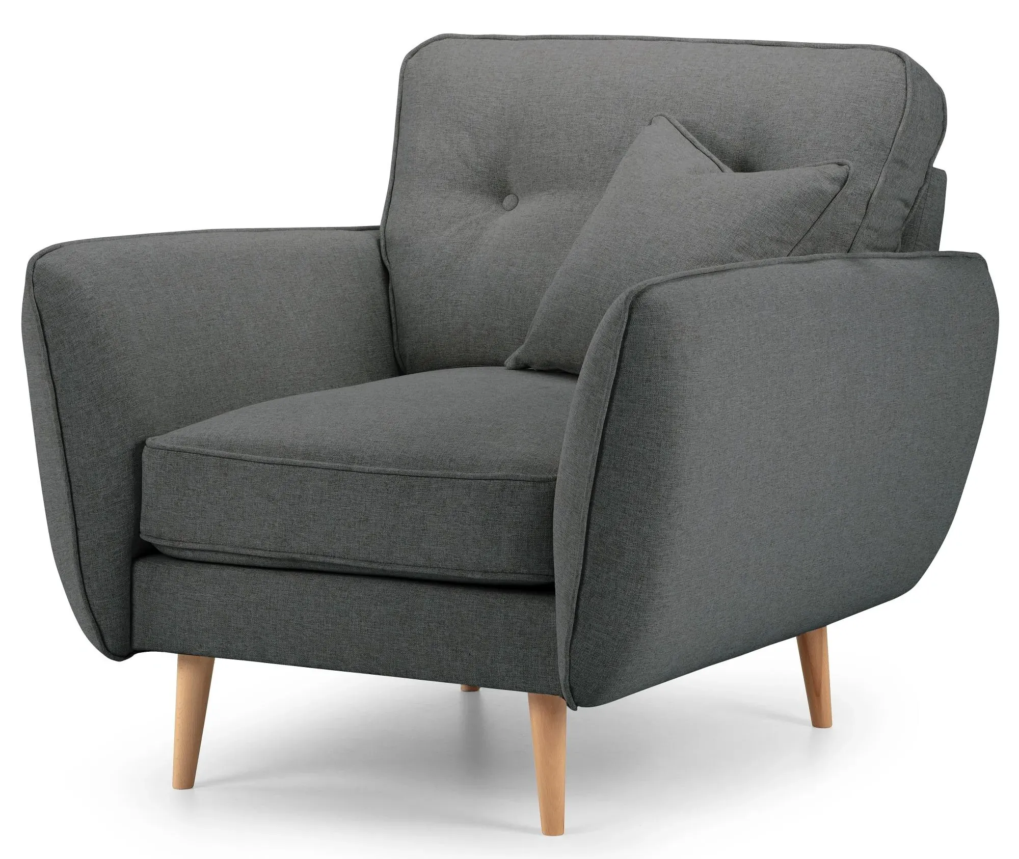 Kendal Armchair - Charcoal, Fabric