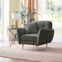 Kendal Armchair - Charcoal, Fabric