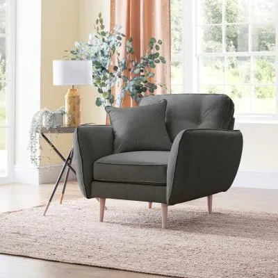 Kendal Armchair - Charcoal, Fabric image