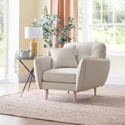 Kendal Armchair - Linen, Fabric