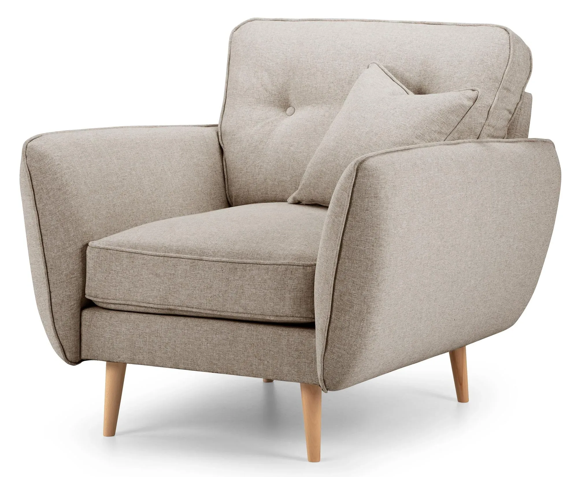 Kendal Armchair - Mink, Fabric
