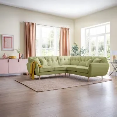 Kendal Corner Sofa - Lichen, Fabric