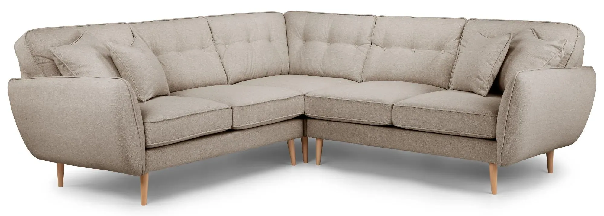 Kendal Corner Sofa - Mink, Fabric