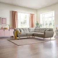 Kendal Corner Sofa - Mink, Fabric