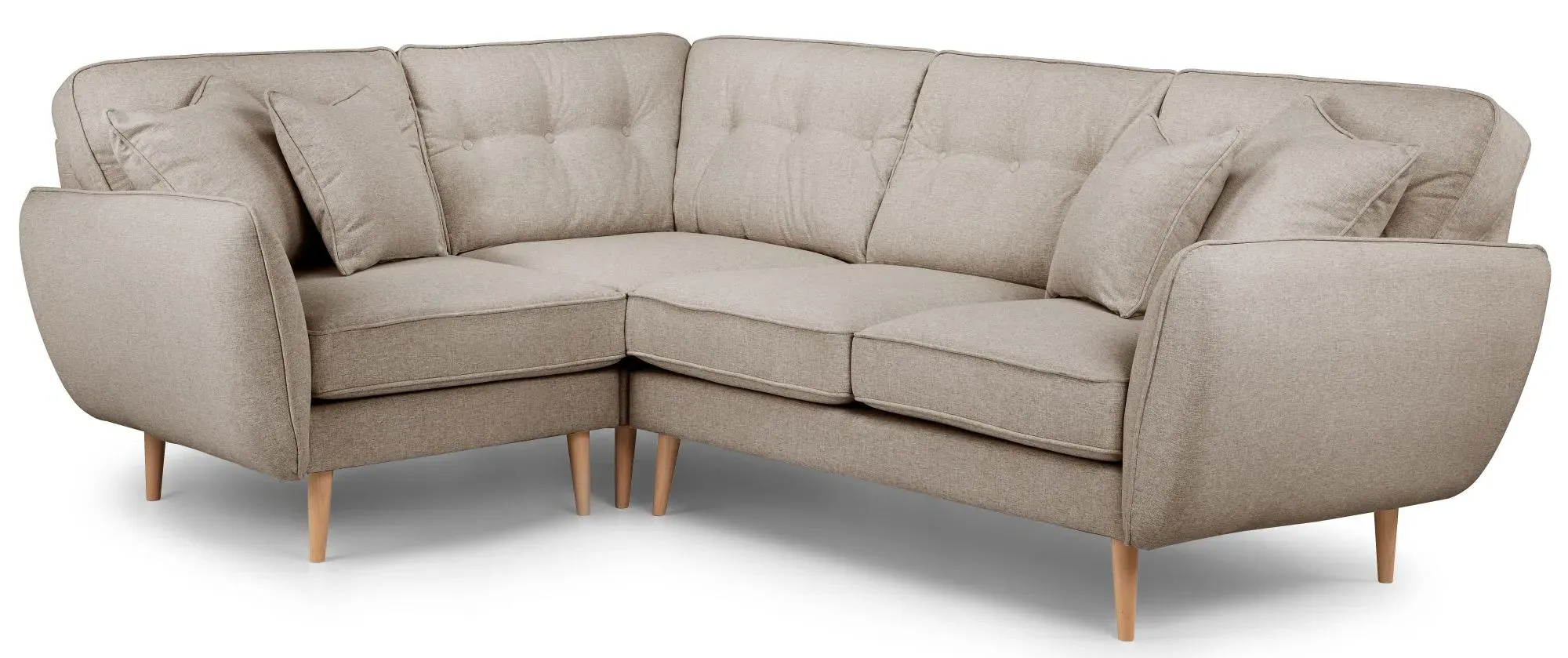 Kendal Corner Sofa - Mink, Fabric