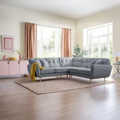 Kendal Corner Sofa - Petrol, Fabric