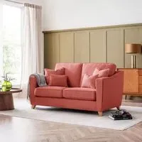 Linnet 2-Seater Sofa - Coral, Fabric