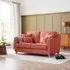 Linnet 2-Seater Sofa - Coral, Fabric