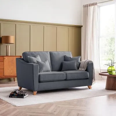 Linnet 2-Seater Sofa - Denim, Fabric