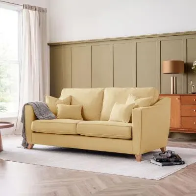 Linnet 3-Seater Sofa - Corn, Fabric
