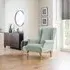 Linnet Accent Chair - Aqua, Fabric