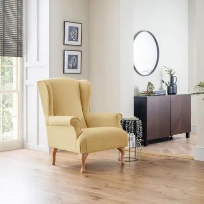 Linnet Accent Chair - Corn, Fabric