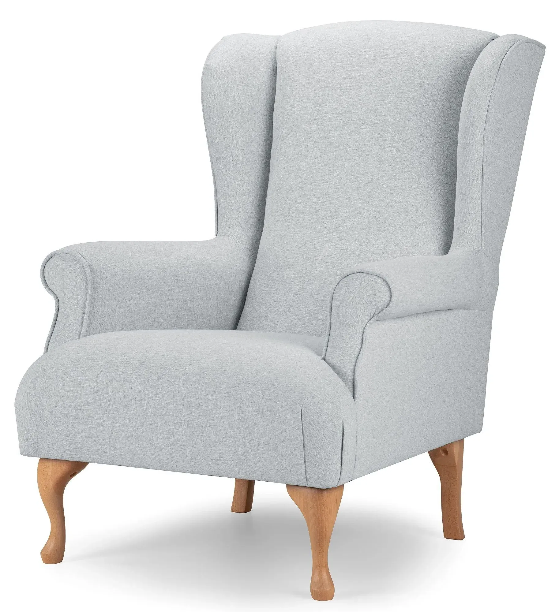 Linnet Accent Chair - Dove Grey, Fabric
