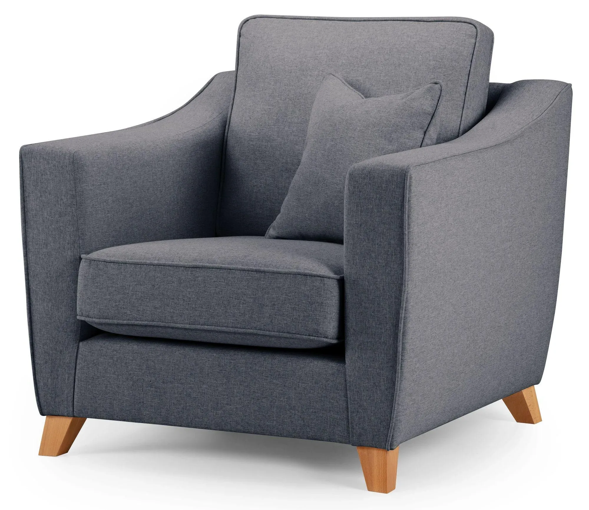 Linnet Armchair - Denim, Fabric