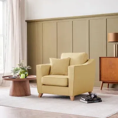 Linnet Armchair - Denim, Fabric