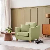 Linnet Armchair - Sage, Fabric