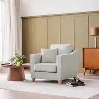 Linnet Fabric Armchair - Clay