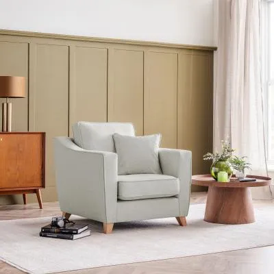 Linnet Fabric Armchair - Clay image