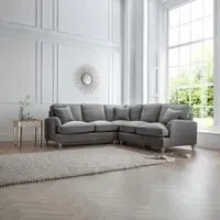 Manhattan 2 Corner 2 Sofa - Charcoal, Fabric