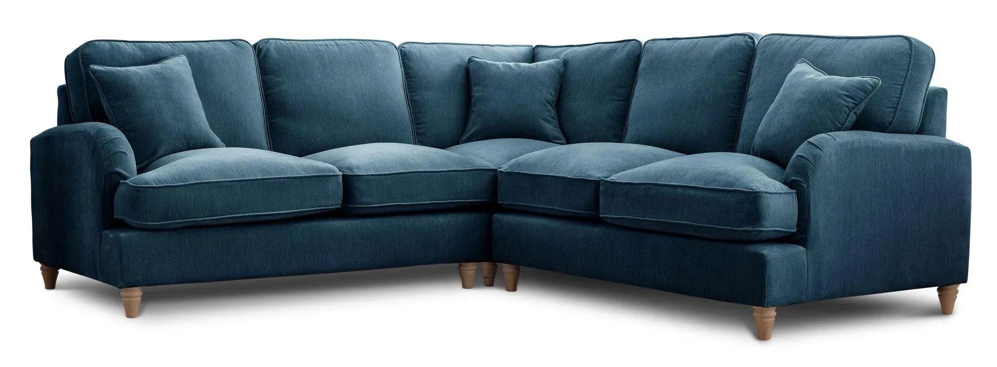 Manhattan 2 Corner 2 Sofa - Navy, Fabric