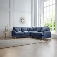 Manhattan 2 Corner 2 Sofa - Navy, Fabric