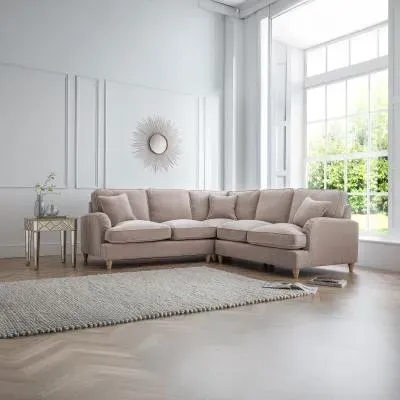 Manhattan 2 Corner 2 Sofa - Putty, Fabric