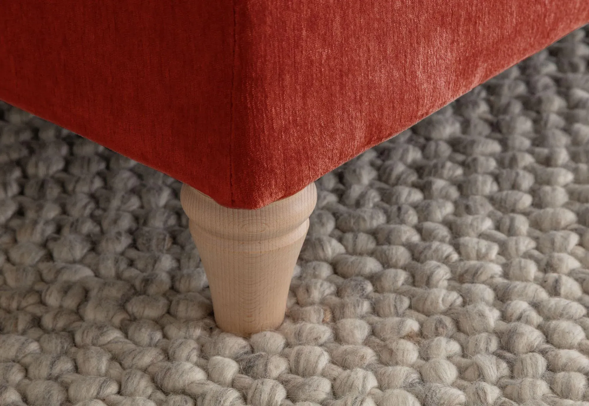 Manhattan 2-Seater Sofa - Apricot, Fabric