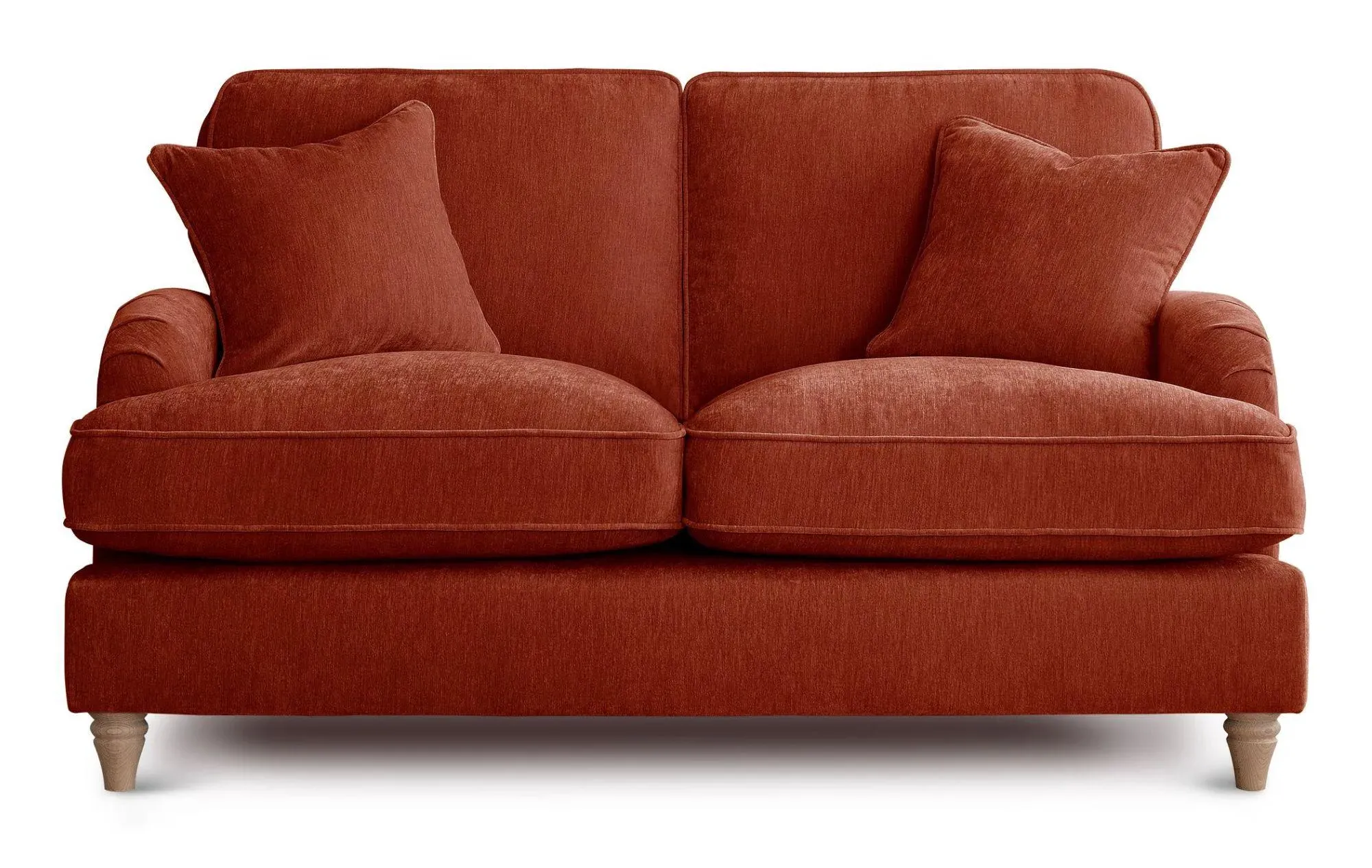 Manhattan 2-Seater Sofa - Apricot, Fabric