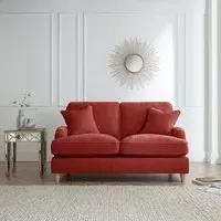 Manhattan 2-Seater Sofa - Apricot, Fabric