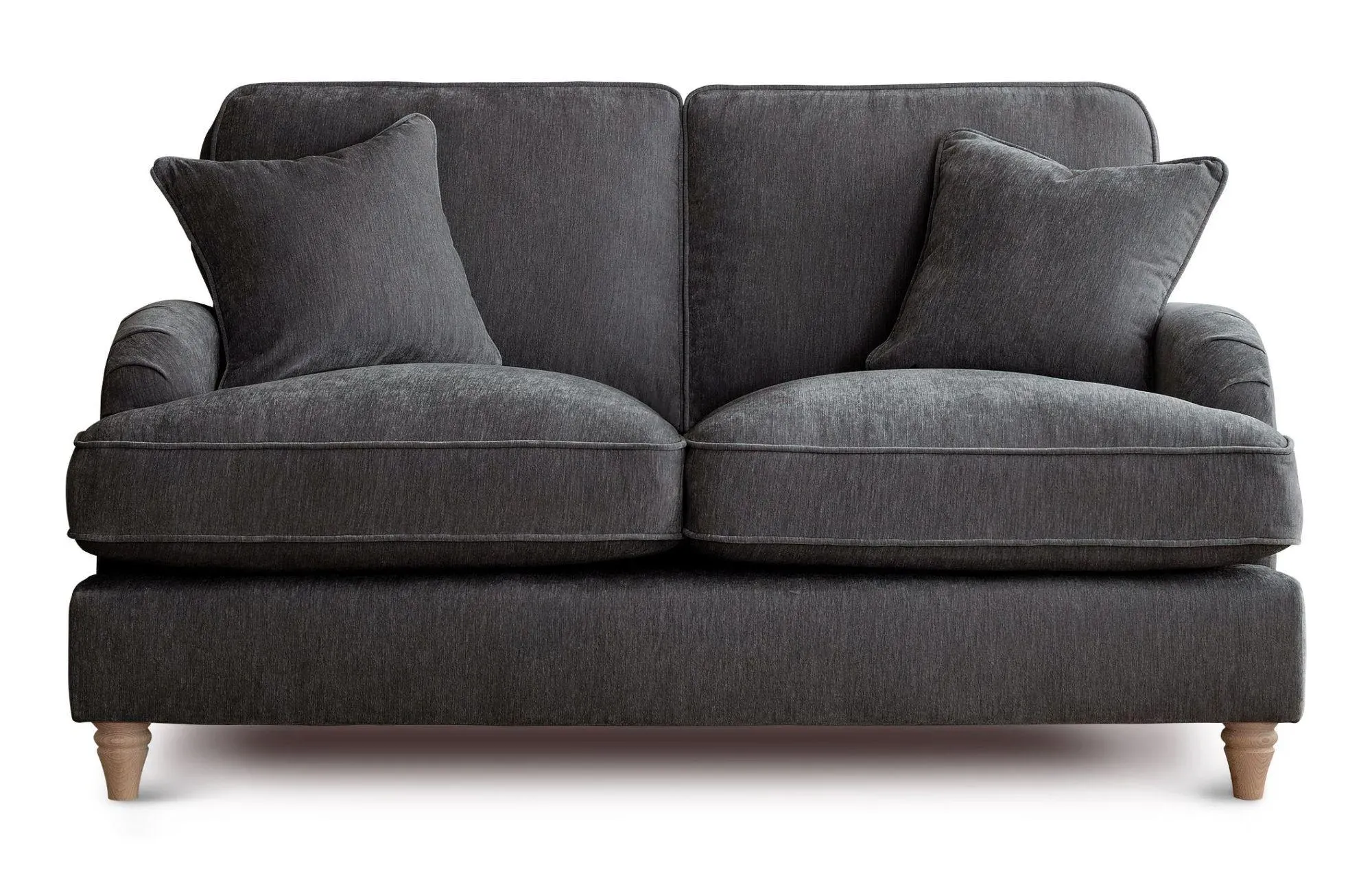 Manhattan 2-Seater Sofa - Charcoal, Fabric