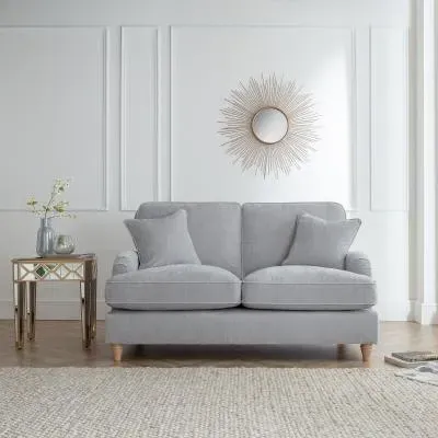 Manhattan 2-Seater Sofa - Ice, Fabric