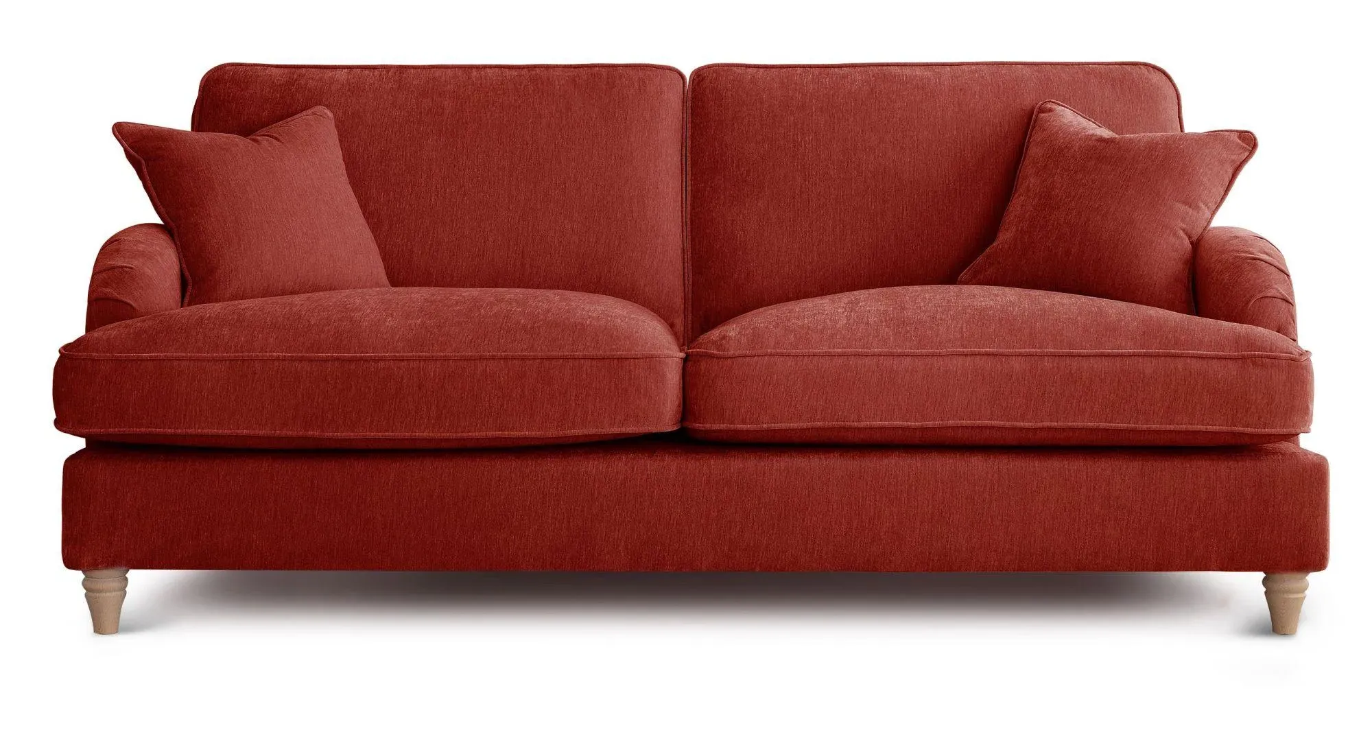 Manhattan 3-Seater Sofa - Apricot, Fabric