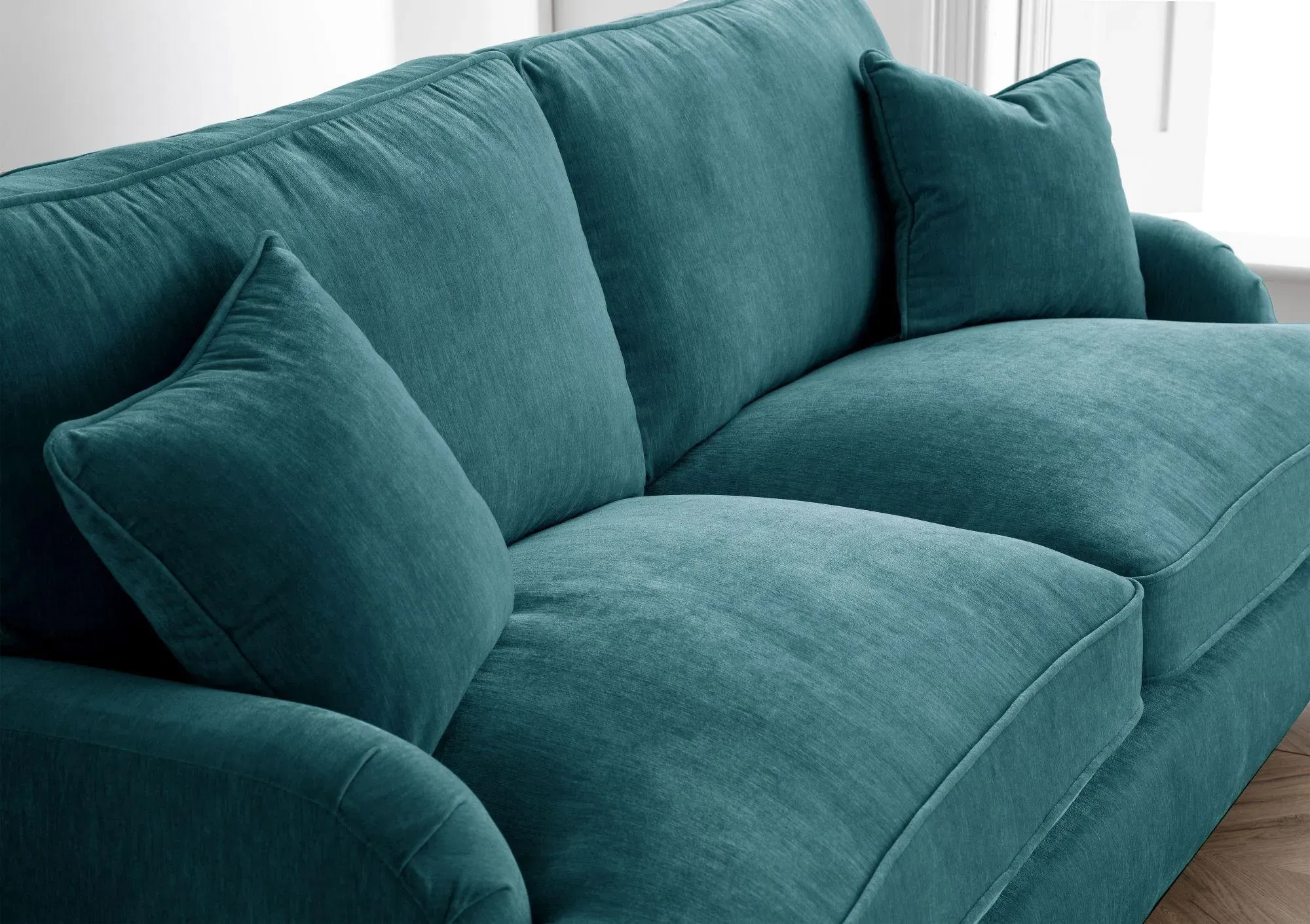 Manhattan 3-Seater Sofa - Emerald, Fabric