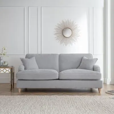 Manhattan 3-Seater Sofa - Ice, Fabric