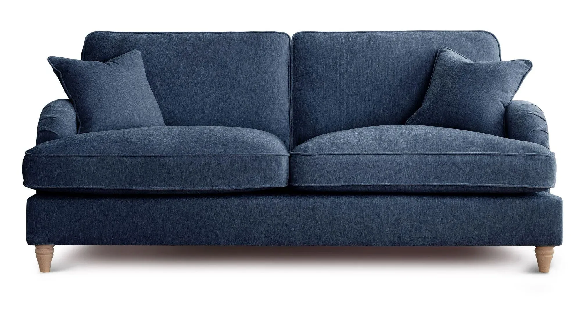 Manhattan 3-Seater Sofa - Navy, Fabric