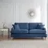 Manhattan 3-Seater Sofa - Navy, Fabric