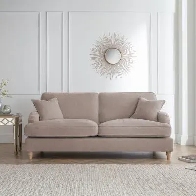 Manhattan 3-Seater Sofa - Putty, Fabric